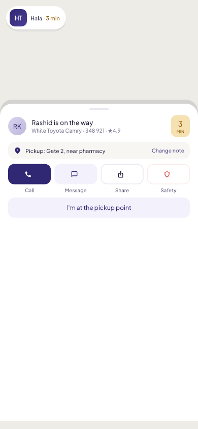 Live tracking