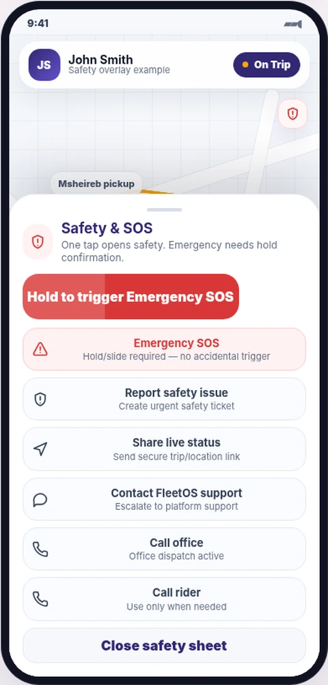 Safety and SOS