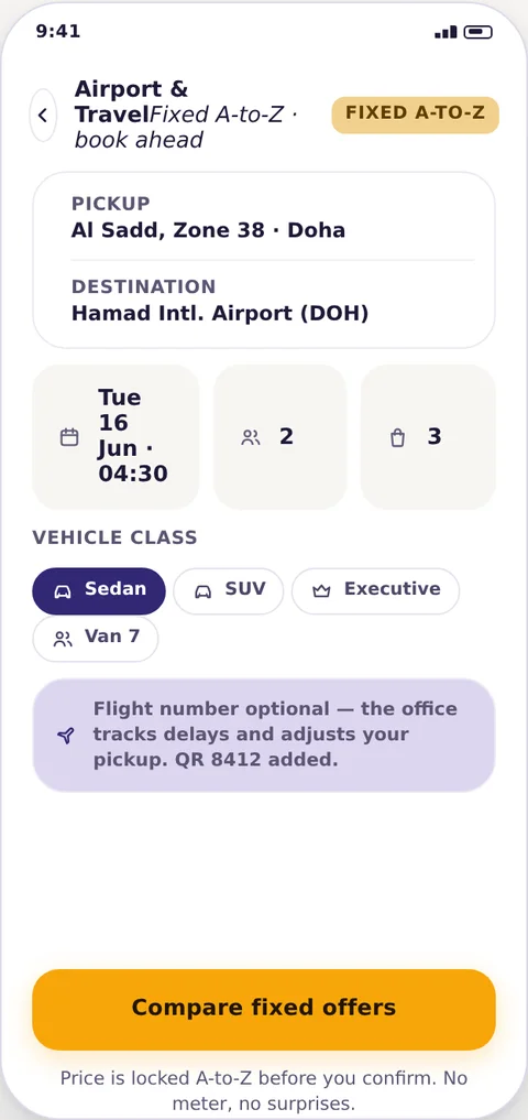 Scheduled mobility